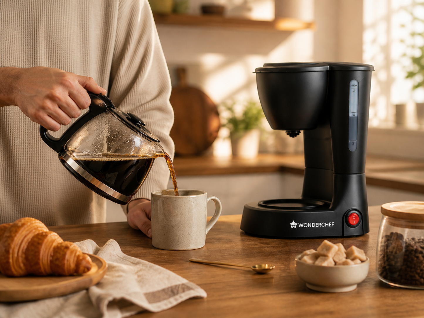 Wonderchef Swift Brew Coffee Machine for Home