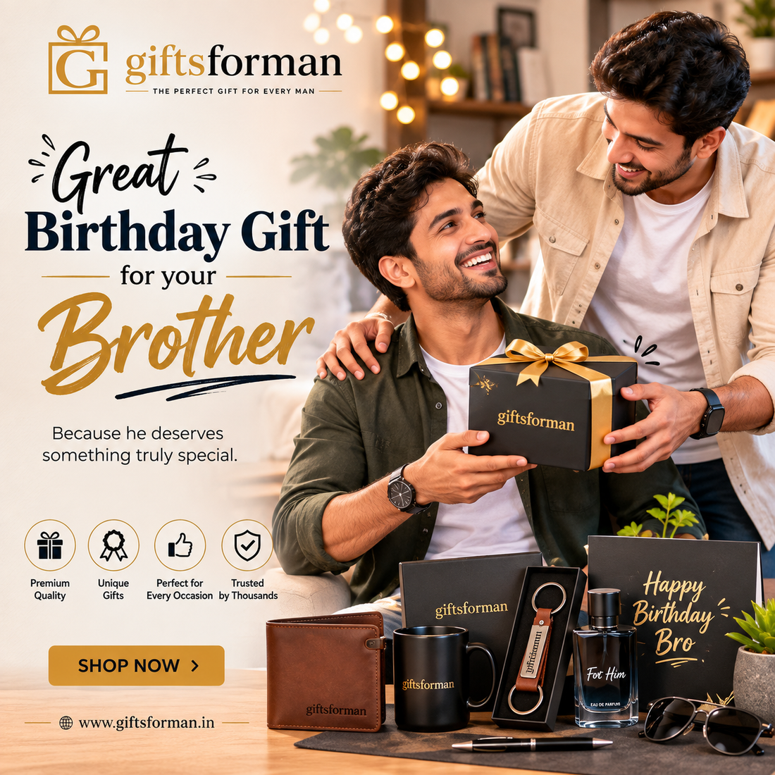 Great Birthday Gifts for Brother: Thoughtful Ideas He’ll Truly Love