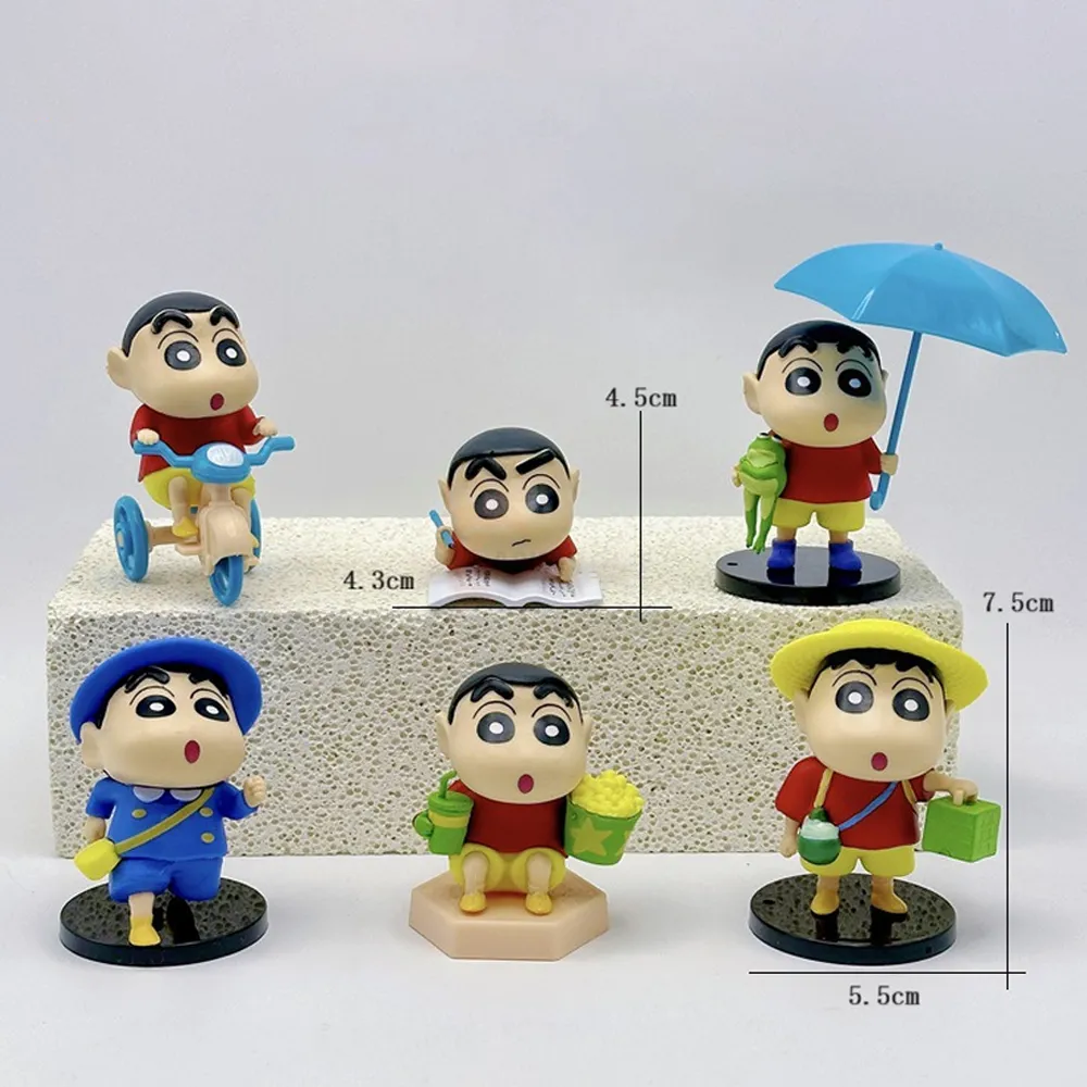 SHINCHAIN 6 DESIGN SET FIGURES