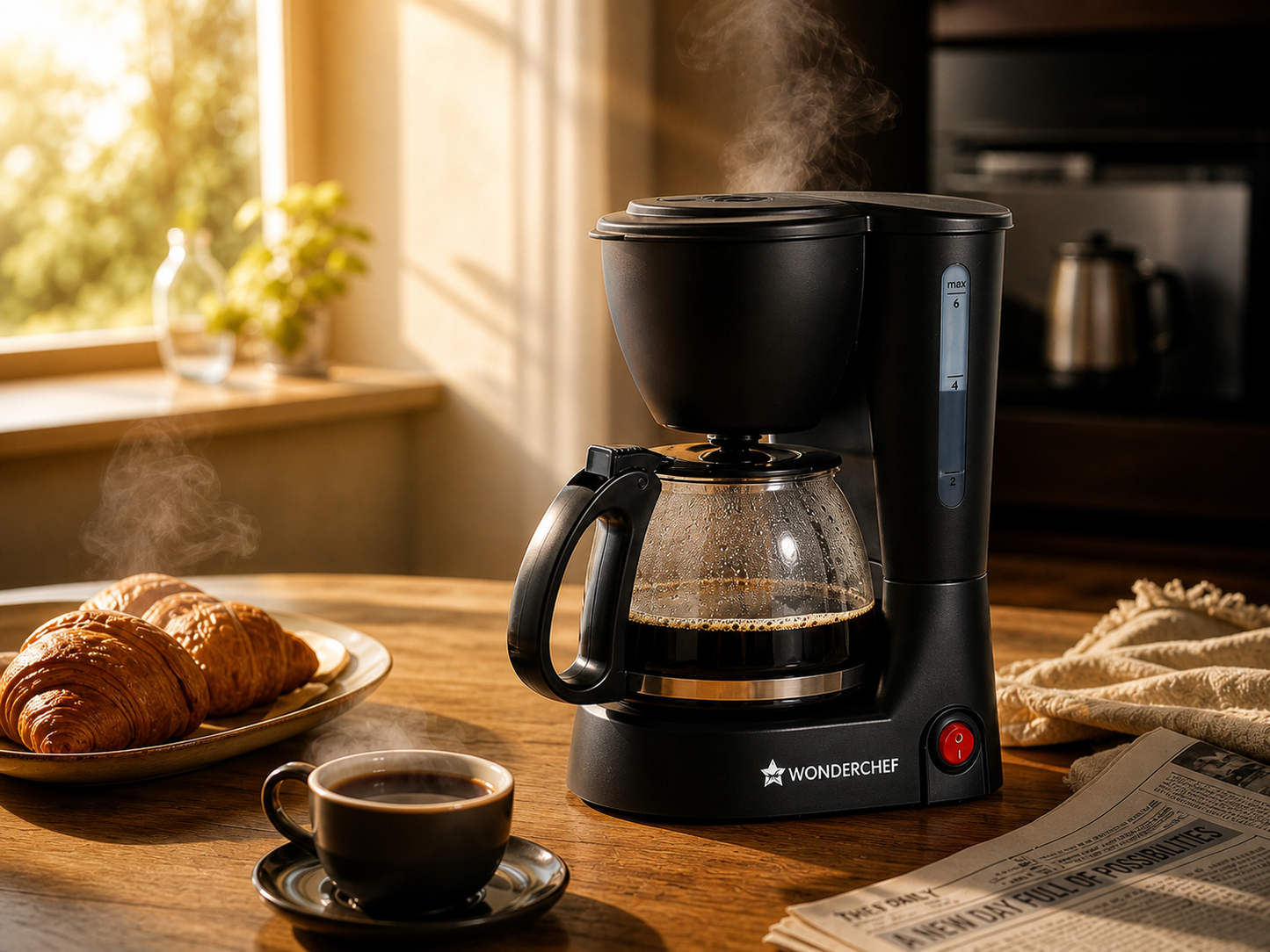 Wonderchef Swift Brew Coffee Machine for Home