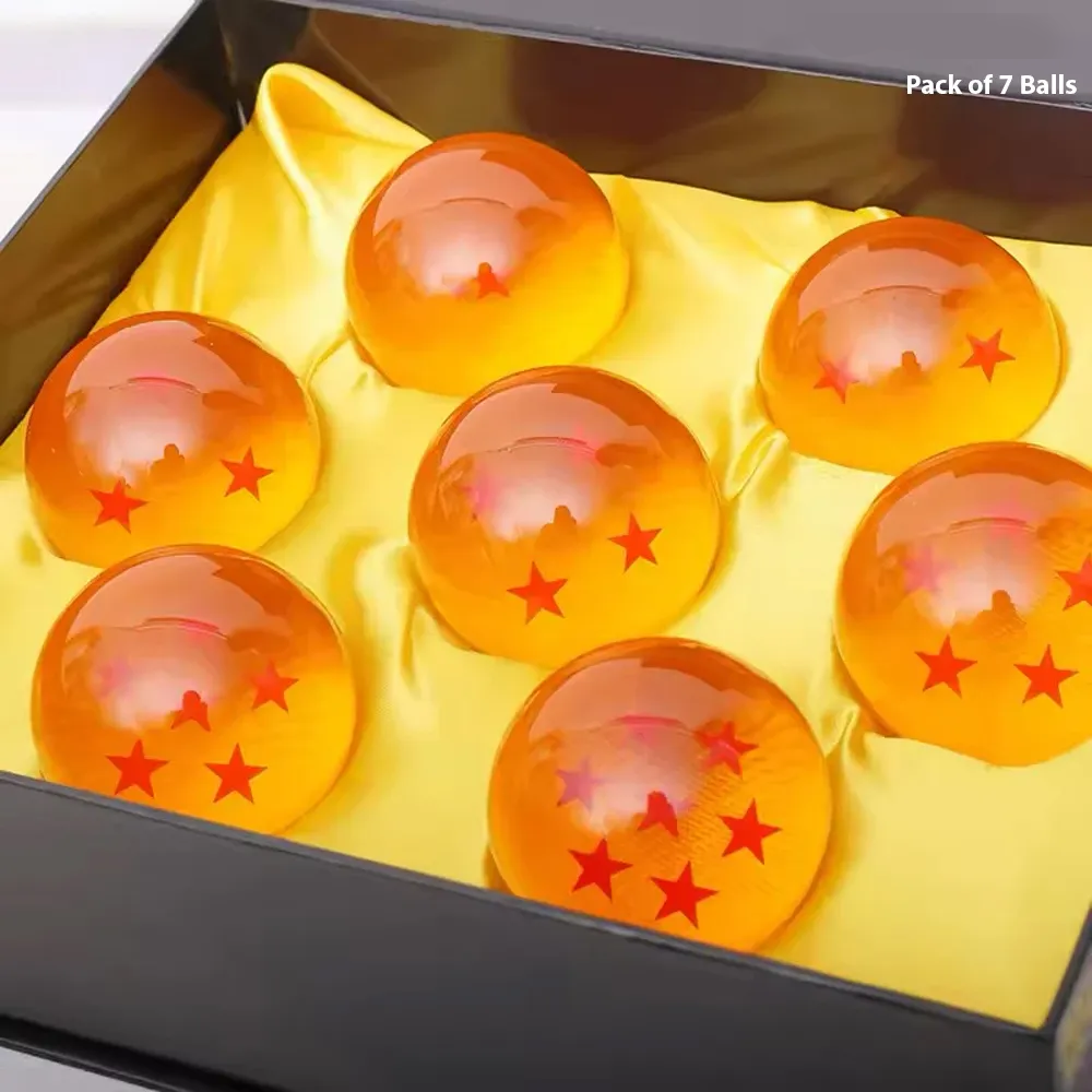 DRAGON BALL Z BALLS 4.3CM SET OF 7 WITH BOX